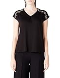  Guess T - Camiseta de mujer modelo Kate W73P67K5I90 negro M
