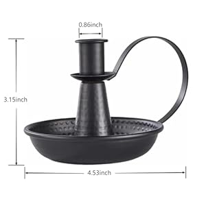 Retro Iron Taper Candle Holder,Black Candlestick Holders Candlelight Stand for Farmhouse Decor Home Wedding Party Table Decoration(2pcs) Retro Iron Taper Candle HolderBlack Candlestick Holders Candlelight Stand for Farmhouse Decor Home Wedding Party Table Decoration2pcs