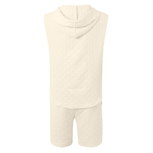 Short et cardigan à capuche homme ensemble décontracté coupe ample confortable