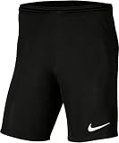 Nike M NK Dry Park III Short Nb K - Pantalones Cortos de Deporte, Hombre, Negro (Black/ White), M
