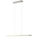 Produktbild Brilliant Smooth WiZ Connected LED Pendelleuchte Paneel 90x15cm dimmbar App-Steuerung CCT Einstellung der Lichttemperatur Nachtlichtfunktion nickel eloxiert/weiß 2300 Lumen, LED integriert