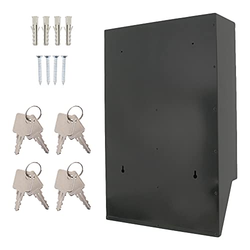 Rottner Apartment Mailbox Depot 4 Cylinder Lock Silver/Black