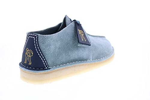 Clarks Mens Desert Trek Blue Chukkas Boots Boots 8 #TOP7