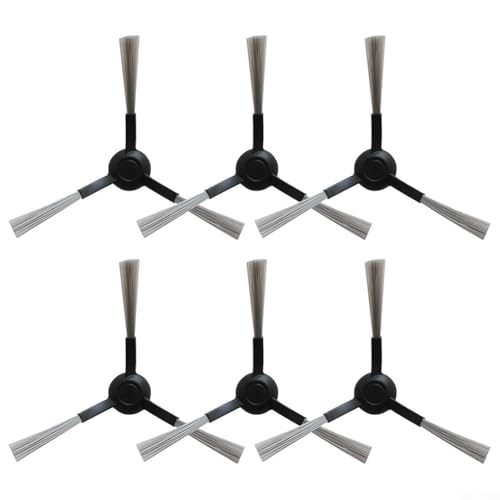 Dolvitrny Kit di spazzole laterali di ricambio per robot aspirapolvere SL200 compatibile con modelli per spazzatrici laterali durevoli Set di spazzole per la pulizia, confezione da 6