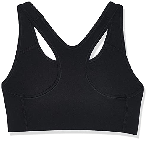 Nike Women's Swoosh Futura Sports Bra (M, Black)2