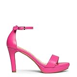 sandalias fiesta rosa clara  FIESTA Sandalias de tacón alto y plataforma ROSAS, EU 38