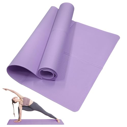 LULUWA Tappetino da Yoga Classico, Antiscivolo, Portatile 3 mm di Spessore EVA per Fitness Yoga Pilates Allenamento...