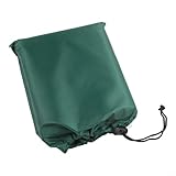 Yuanpgky Toldo para columpio al aire libre para patio y patio, tela Oxford 210D impermeable con revestimiento plateado, cubierta protectora solar impermeable para dos plazas y tres plazas (verde
