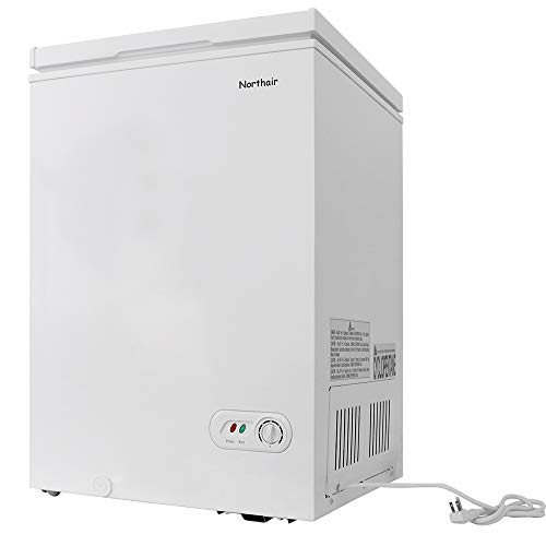 3.5 Cubic Feet Chest Freezer with Removable Basket, from 6.8℉ to -4℉ Free