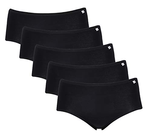 Preisvergleich Produktbild Baisc Taillenslip, 5er-Pack Schwarz 46