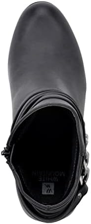 Review of WHITE MOUNTAIN Shoes Women's Sammuel Boot, Black/Sueded/Smooth, 9 M | Image 4