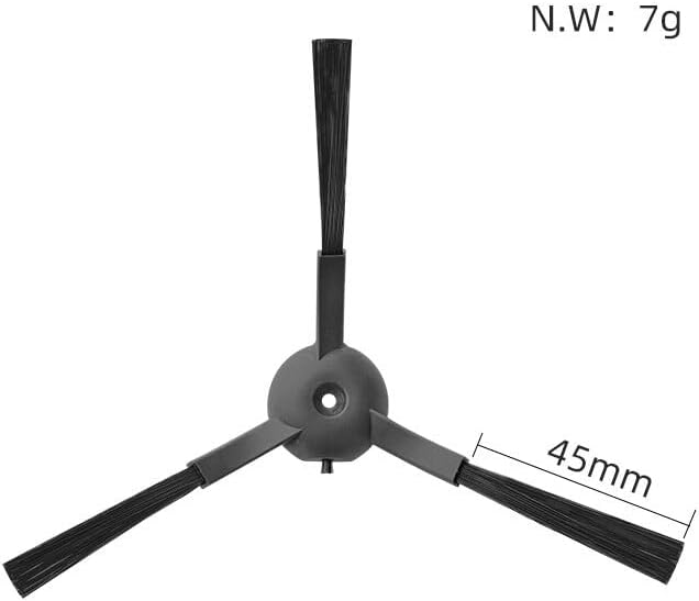 Replacement Main Brush Side Brush Hepa Filter Compatible with 360 S10 / X100 / X100 Max Robot Vacuum Cleaner Accessories (Set D)