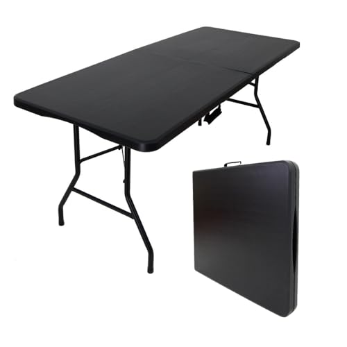 CHEFGASTRO Klappbarer mobiler Buffettischmit Tragegriff | HxBxT 74x180x74cm...