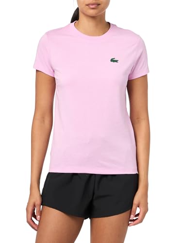 Lacoste Women's Ultra Dry Technical Cotton Sport T-Shirt, Gelato, 38