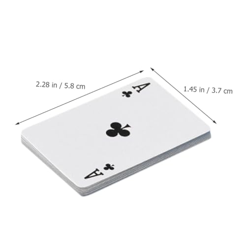 FRCOLOR 6sätze Miniatur-Spielkarten Kleine Pokerkarten Reisenutzung Spielkartenspielzeug Mini-kartenspiel Puppenhausspielzeug Miniaturkarten Für Junge Mädchen Langlebig Platzsparend – Bild 3