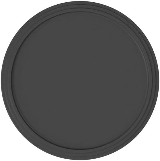 Villeroy & Boch - Iconic Serving Plate, Presentation Plate Made from Premium Porcelain in a Refreshing Shade of Black, Dishwasher Safe, 24 cm