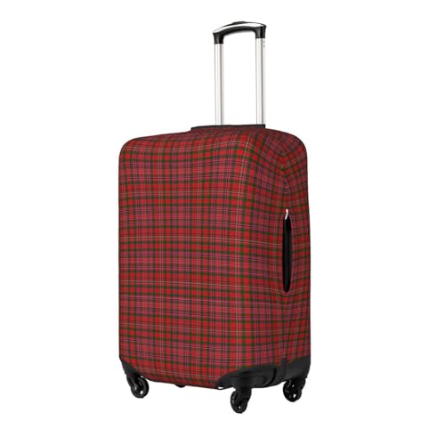 Clan Macalister Tartan Luggage Cover, Protective Washable Suitcase Cover - Travel Fashion Elastic Suitcase Protector X-Large2