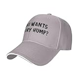 ZEKECE Who Wants to Dry Hump Original Classic Baseball Cap Dad Hat Adjustable Men Women for Running Workouts,Gray
