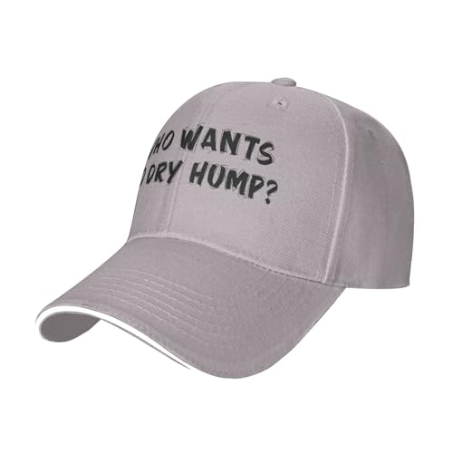 ZEKECE Who Wants to Dry Hump Original Classic Baseball Cap Dad Hat Adjustable Men Women for Running...