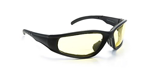 Men Women Bifocal Riding Motorcycle Sunglasses Lens +1.50 +2.00 +2.50 +3.00 (+1.50 Strength, Yello)