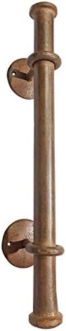 Adonai Hardware "Ebiasaph Antique Iron Hand-Forged Door Pull (1, Rust Living Finish)