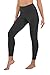 90 Degree By Reflex High Waist Tummy Control Interlink Squat Proof Ankle Length Leggings - Black - Medium