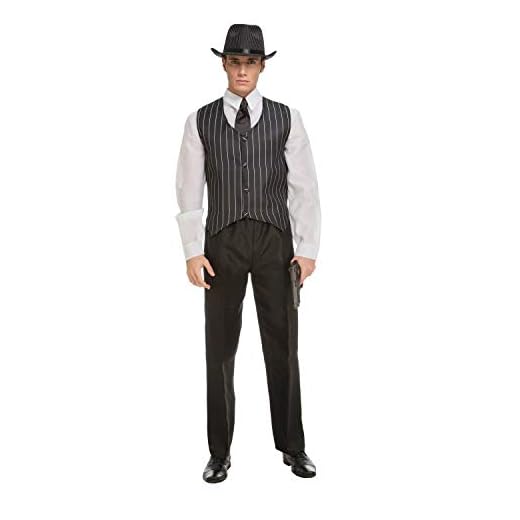 My Other Me Me-201705 Mafiosos Disfraz de gangster para hombre, M-L (Viving Costumes 201705)