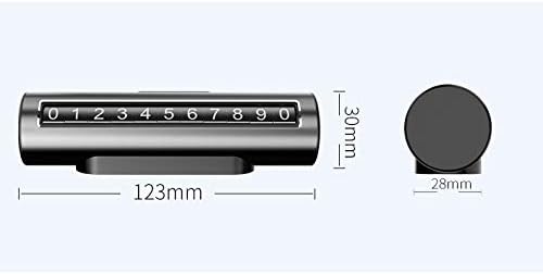 Car Metal Mobile Phone Number Plate Roller Temporary Parking Personalized Sign image 2