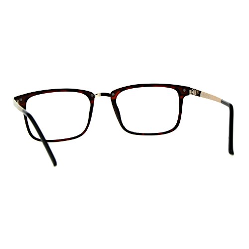 PASTL Reading Glasses Unisex Magnified Eyeglasses Rectangular Fashion Frame3