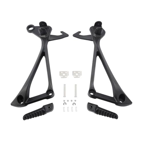 Cale-pied arrière ZX10R 2011-2014 support passager en aluminium noir