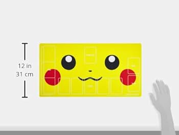 ポケモン - ラバープレイマット　ピカチュウフェイス　PIKAPIKACHU BK ポケモン - ラバープレイマット ピカチュウフェイス PIKAPIKACHU