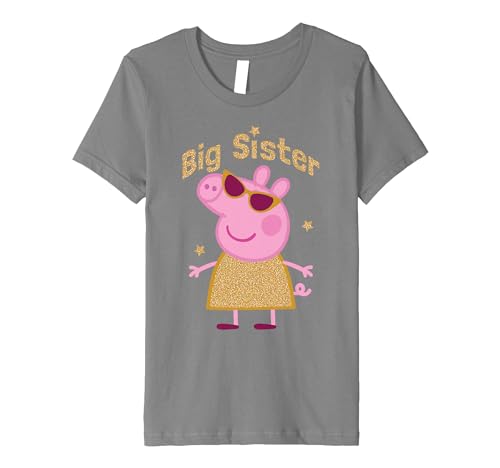 T-shirt Peppa Pig Big Sister idéal pour les sorties estivales au parc