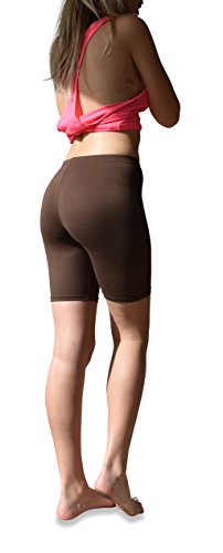 image for Sexy Basics Womens 3 Pack Buttery Soft Brushed Active Stretch Yoga Bik
