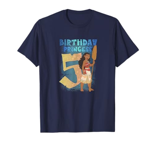 T-shirt Moana 5th Birthday idée cadeau anniversaire fille Disney