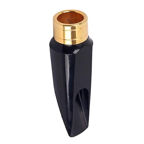 HANABASS Alto Saxophone Copper Ring Mouthpiece Replacement Black Accessory for Enhanced Sound for Beginners Professionals