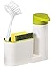 Organizador de fregadero de cocina, dispositivo de limpieza, organizador de cocina, caja de almacenamiento de funciones 2 en 1。fregadero, esponja y otros productos de limpieza de cocina