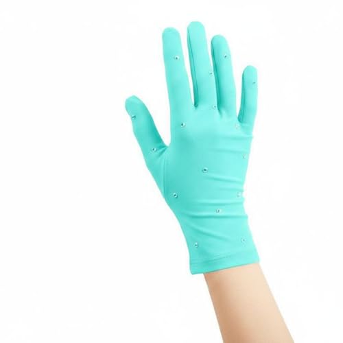 Guantes de patinaje artístico elásticos para evitar manos frías en niños