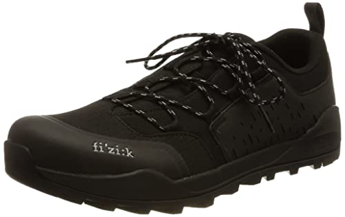 Fizik Men's Terra Ergolace X2 Mountain Trail Cycling Shoes - Black/Black (Black/Black - 42.5)