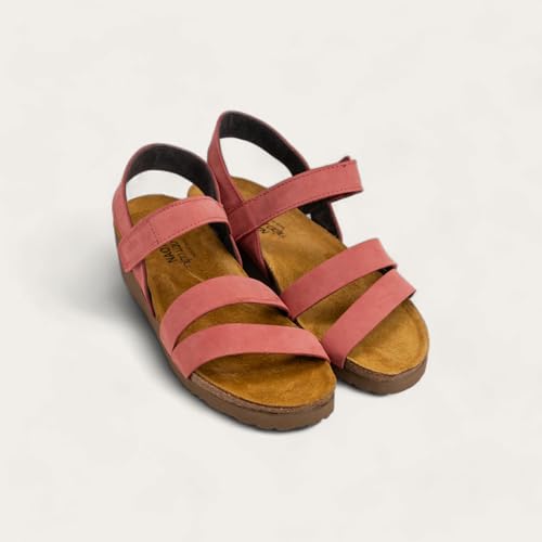 Image of NAOT Kayla Women's Sandals - Supportive 3-Strap Design with Backstrap, Cork & Latex Footbed - Arch Support - Travel-Friendly Comfortable Walking Sandals for All-Day Wear
