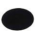 Repair Patches - 4 PCS Elbow Knee Iron-on Velvet Patches, Oval & Black - by Beaulegan