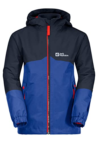Jack Wolfskin Jungen Iceland 3in1 B Jacket, Active Blue, 116 EU