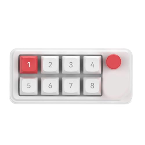 Clavier mécanique programmable macros 8 touches pavé numérique compact pour ordinateur portable - 5