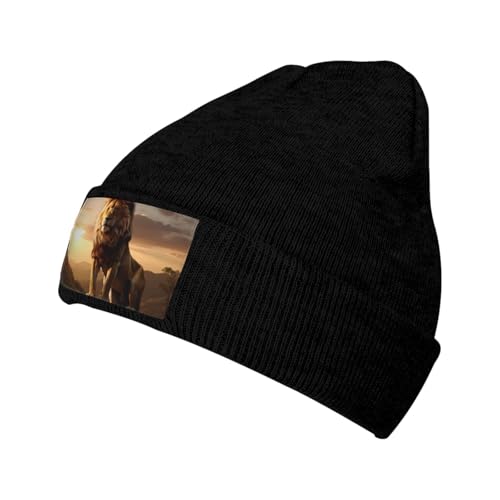 Il Re Leone Inverno Stretch Sciolto Cappello Lavorato A Maglia, Uomo Velvet Patch Beanie Cappello, Unisex Outdoor Sport Viaggi Moda Caldo, Come nella foto, Taglia unica Il Re Leone Inverno Stretch Sciolto Cappello Lavorato A Maglia, Uomo Velvet Patch Beanie Cappello, Unisex Outdoor Sport Viaggi Moda Caldo, Come nella foto, Taglia unica