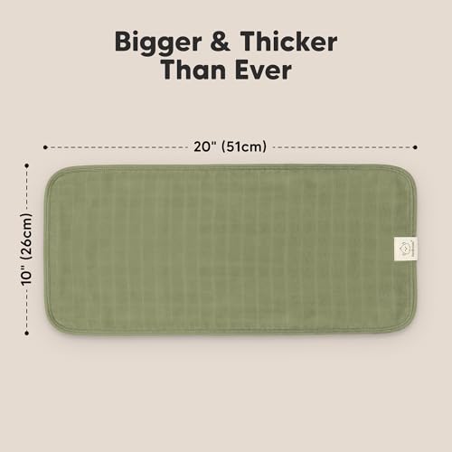 KeaBabies 5-Pack Cotton Muslin Burp Cloths Baby Girls, Boys - Soft & Absorbent Spit Up Burp Rags, Large Muslin Towel, Cotton Wash Cloths for Babies, Newborn, Infant, No Shrink, Durable, Neutral2