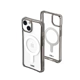 Urban Armor Gear Custodia Plyo compatibile Apple iPhone 14 / iPhone 13 [compatibile ricarica wireless/carica magnetica, angoli morbidi e resistenti agli urti, bordo rialzato] ash (grigio trasparente)