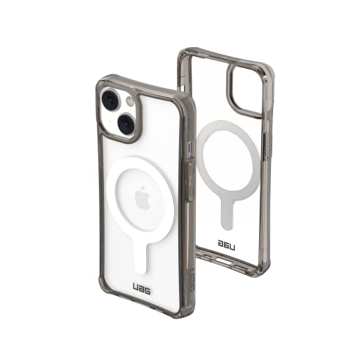 URBAN ARMOR GEAR UAG Designed for iPhone 14 Case Grey Ash 6.1" Plyo Built-in Magnet Compatible with MagSafe Charging Lightweight Slim Shockproof Transparent Protective Cover