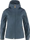 einstellbare Kapuze Fjällräven Stina Jacke Damen blau