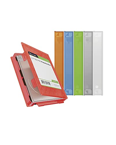 ICY BOX IB-AC6251-6 - Schutzhüllen-Kit für Festplatte - Kapazität 6 x 25 HDD SSD - Grau weiß Blau Rot grün orange