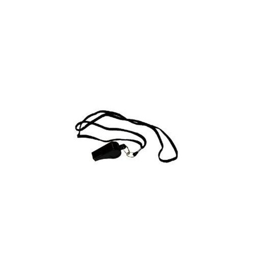 D.T. Systems Nylon Whistle Lanyard for Pets, Black