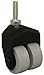 Jacob Holtz 155-2XTPR-22 1-1/2" X-Caster, thermplastic rubber dual wheel caster (Set of 4)